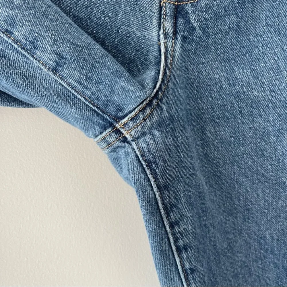 ❌SOLD ❌Sunday Best Go Off Road Dad Jean Baggy Loose 90s jeans  Med Blue size 28 - Picture 6 of 12